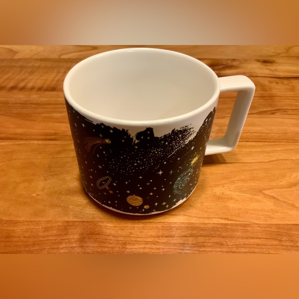 COSMOS Galaxies Shooting Stars by Christie Klüft Danica Studio 16 oz Coffee Mug